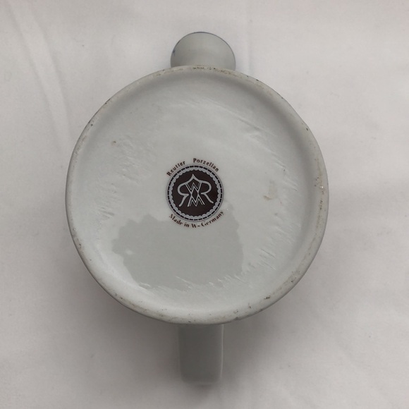 Vintage Ceramic Watering Can Planter Porcelain Made in West Germany - Picture 4 of 5